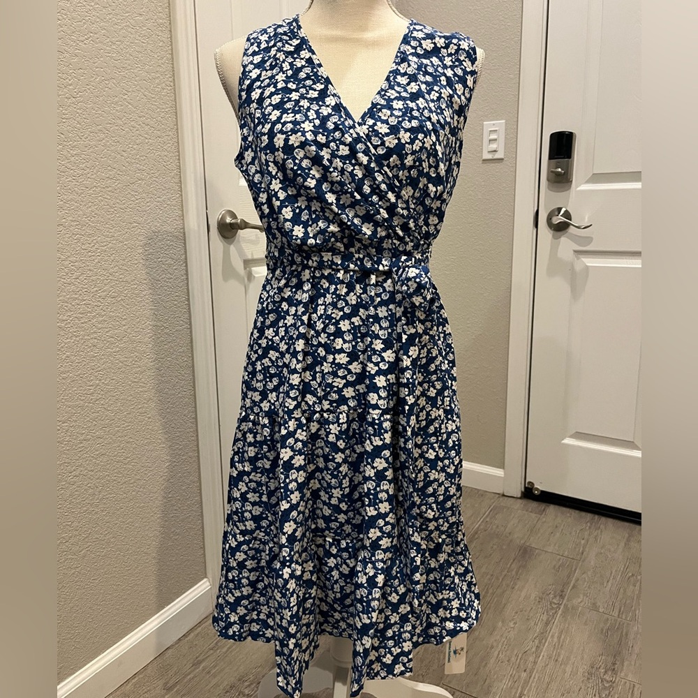 Blue floral Summer Dress